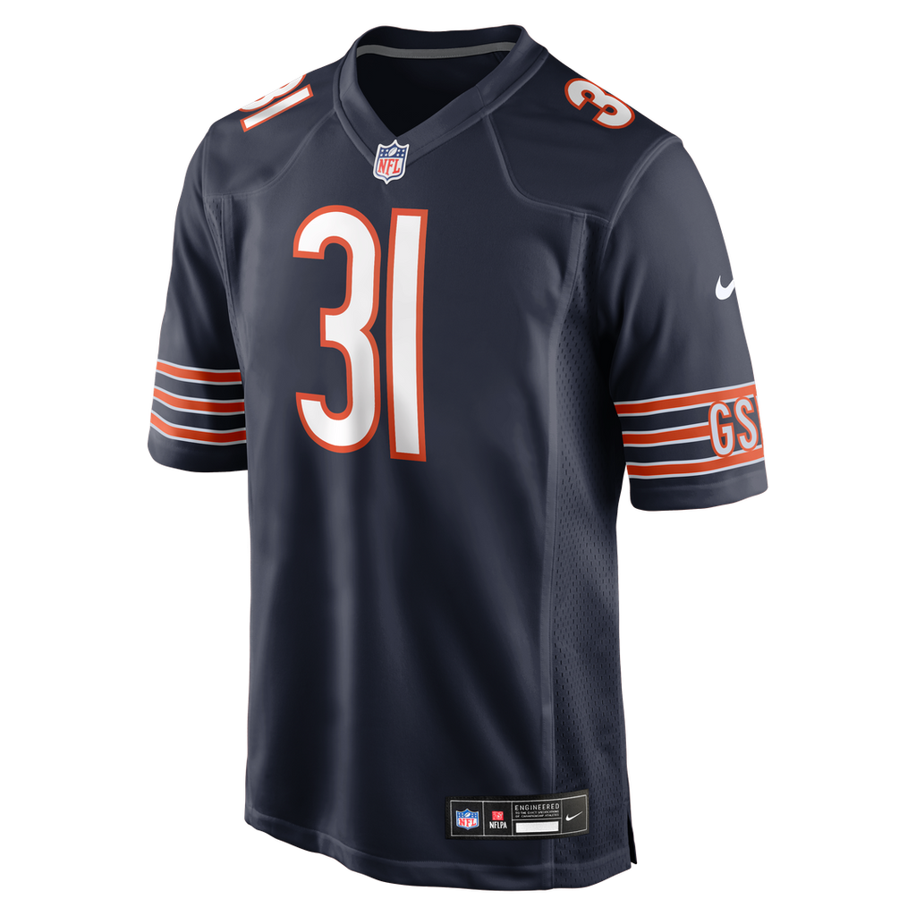 Dillon Thieneman Chicago Bears Navy Team Game Jersey