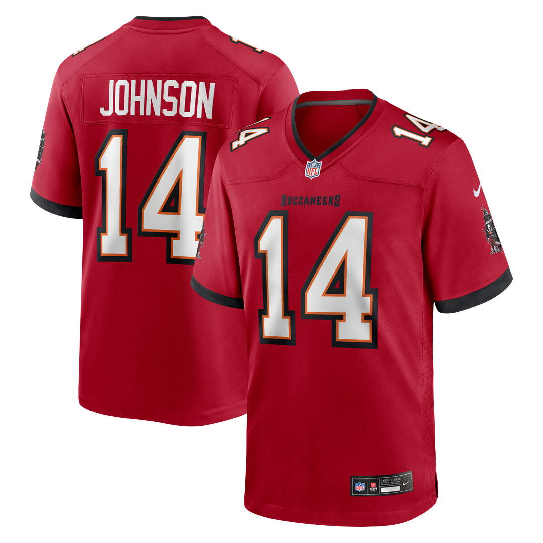 Brad Johnson Tampa Bay Buccaneers Red Game Retired Player Jersey