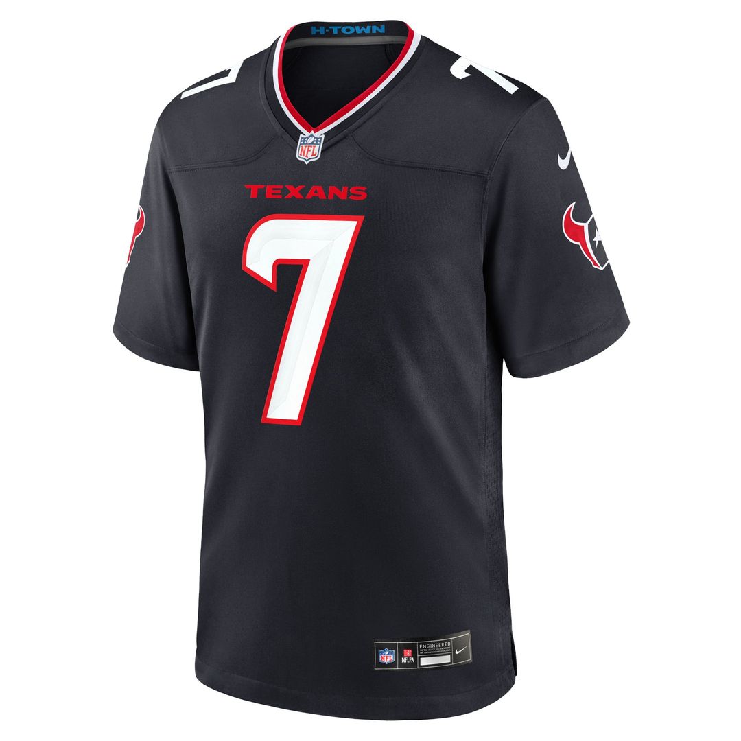 C.J. Stroud Houston Texans Navy Game Jersey