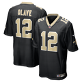 Chris Olave New Orleans Saints Black Player Game Jersey