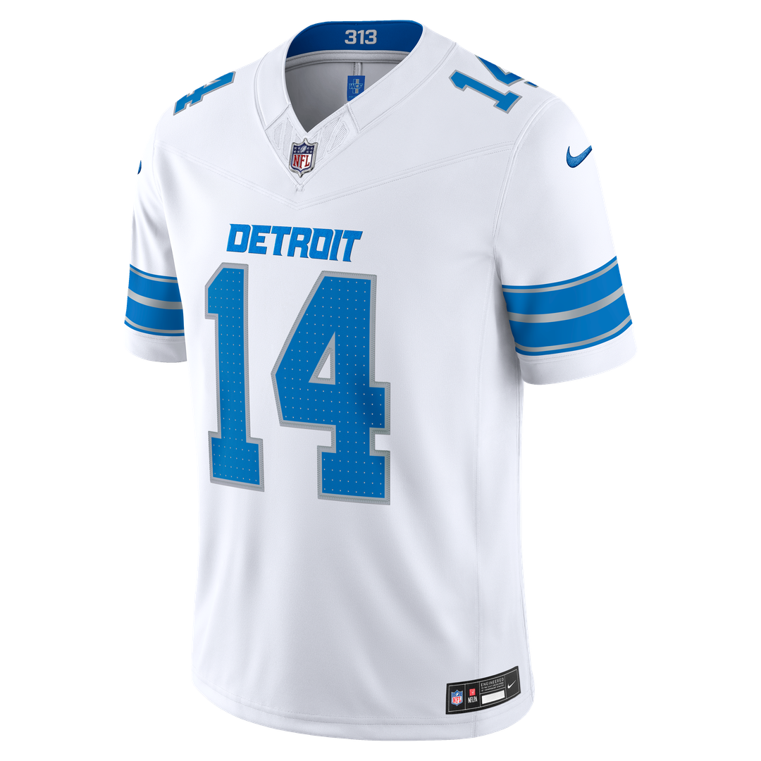 Amon-Ra St. Brown Detroit Lions White Vapor F.U.S.E. Stitched Limited Jersey