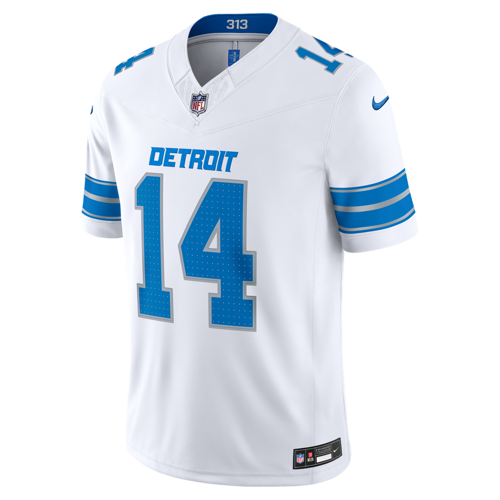 Amon-Ra St. Brown Detroit Lions Blue Team Vapor F.U.S.E. Stitched Limited Jersey