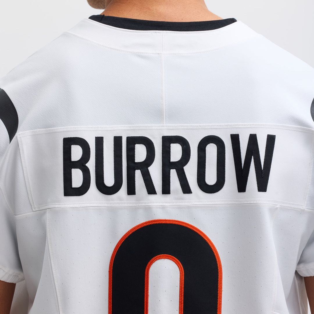 Joe Burrow Cincinnati Bengals White Vapor F.U.S.E. Elite Jersey