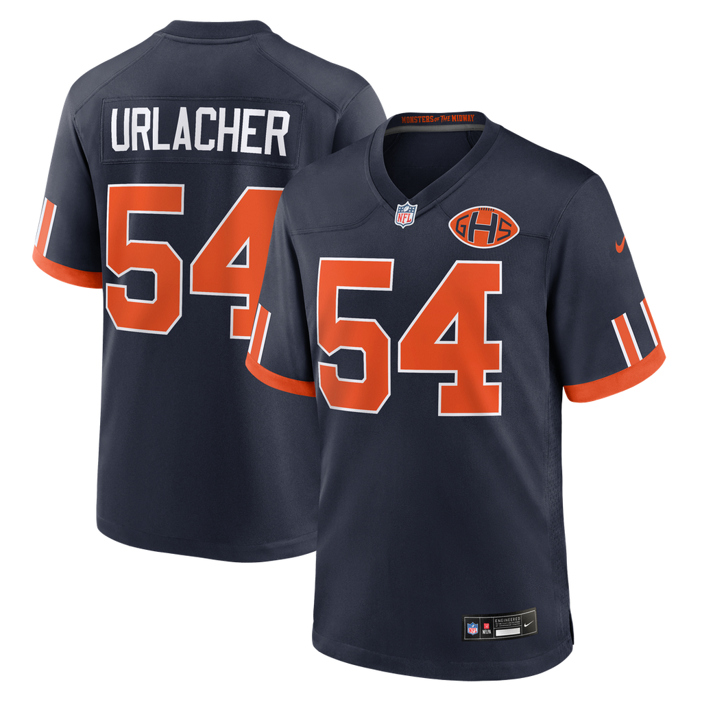 Brian Urlacher Chicago Bears Navy 2026 Rivalries Collection Game Jersey