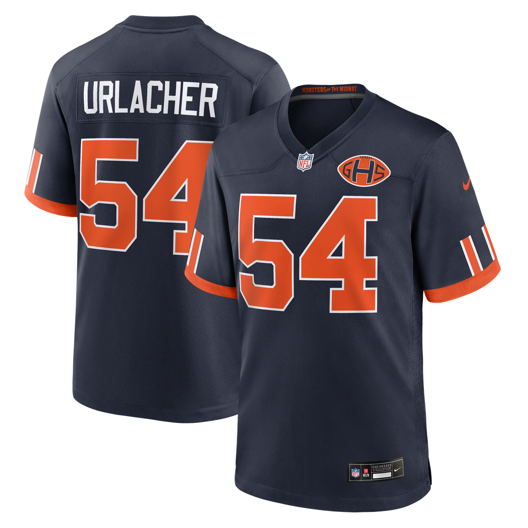 Brian Urlacher Chicago Bears Navy 2026 Rivalries Collection Game Jersey