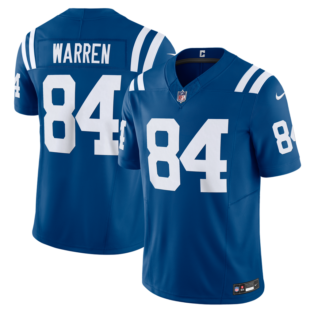 Tyler Warren Indianapolis Colts Royal Team Vapor F.U.S.E. Limited Jersey
