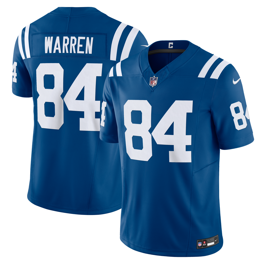 Tyler Warren Indianapolis Colts Royal Team Vapor F.U.S.E. Limited Jersey