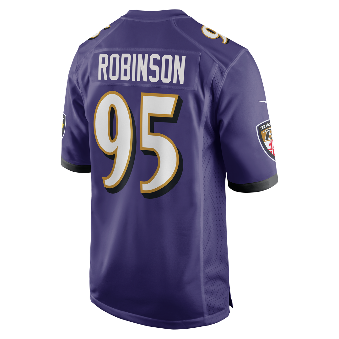 Tavius Robinson Baltimore Ravens Purple Team Game Jersey