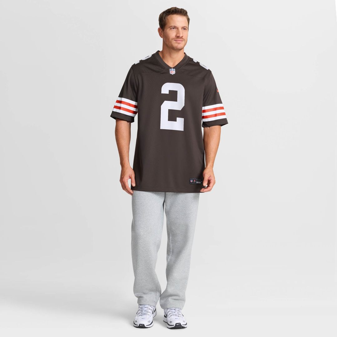 Shedeur Sanders Cleveland Browns Brown Game Jersey