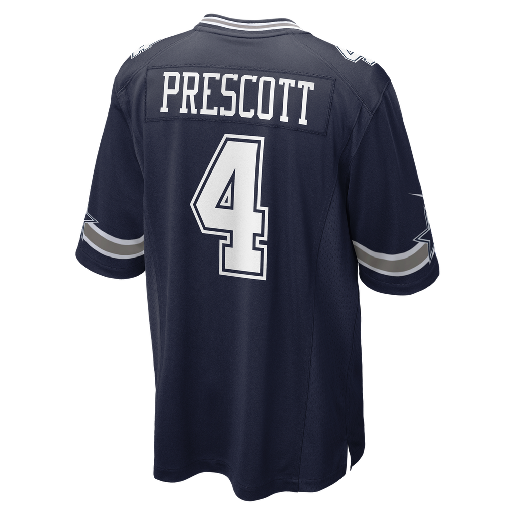 Dak Prescott Dallas Cowboys Navy Game Team Jersey