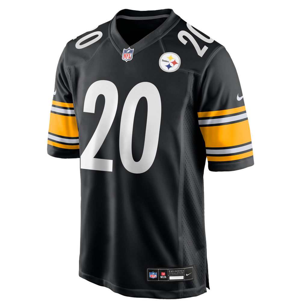 Kaleb Johnson Pittsburgh Steelers Black Team Game Jersey
