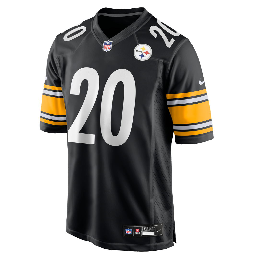 Kaleb Johnson Pittsburgh Steelers Black Team Game Jersey