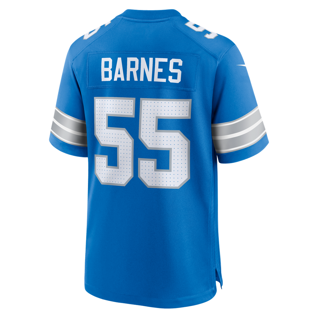 Derrick Barnes Detroit Lions Blue Team Game Jersey