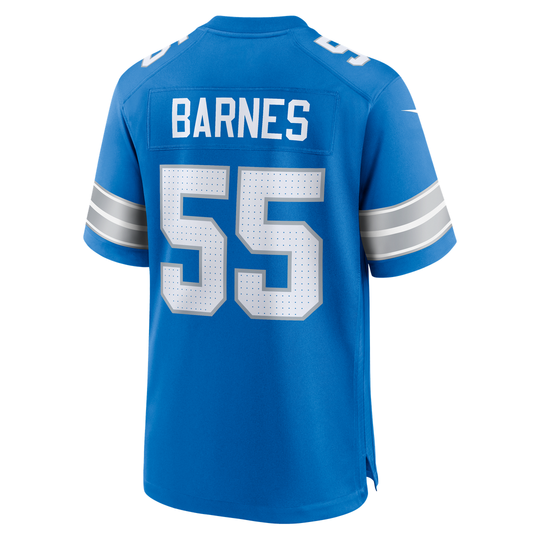 Derrick Barnes Detroit Lions Blue Team Game Jersey