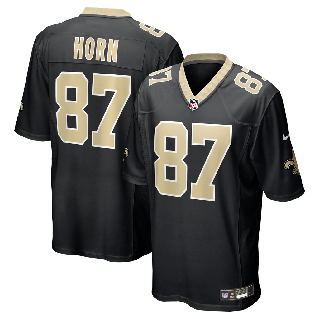 Joe Horn New Orleans Saints Black Game Retired Player Jersey