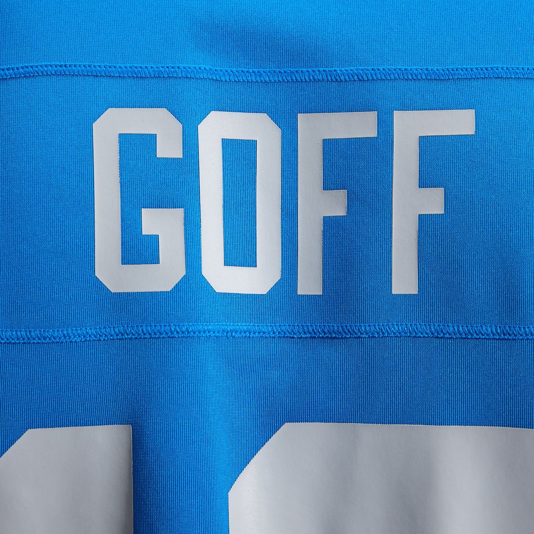 Jared Goff Detroit Lions Blue Alternate Game Jersey
