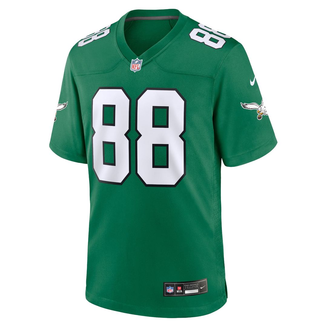 Dallas Goedert Philadelphia Eagles Kelly Green Alternate Game Player Jersey