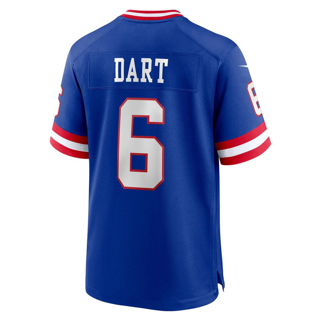 Jaxson Dart New York Giants Royal Alternate 2 Classic Game Jersey