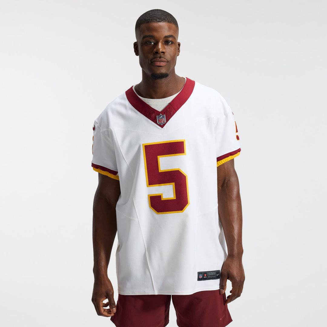 Washington Commanders Jayden Daniels White Alternate 2 Super Bowl Era Vapor F.U.S.E. Elite Jersey