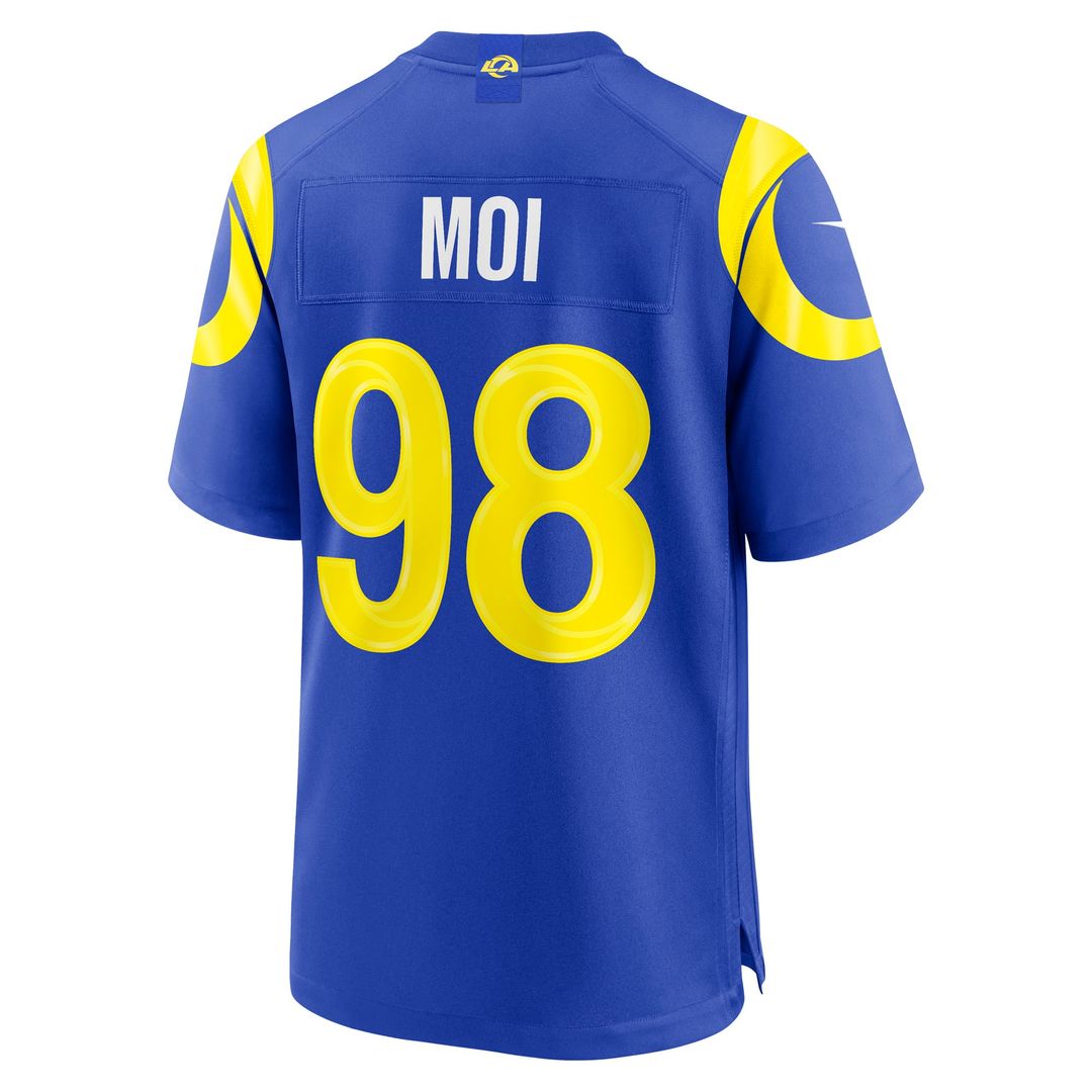 Jaxson Moi Los Angeles Rams Royal Game Jersey