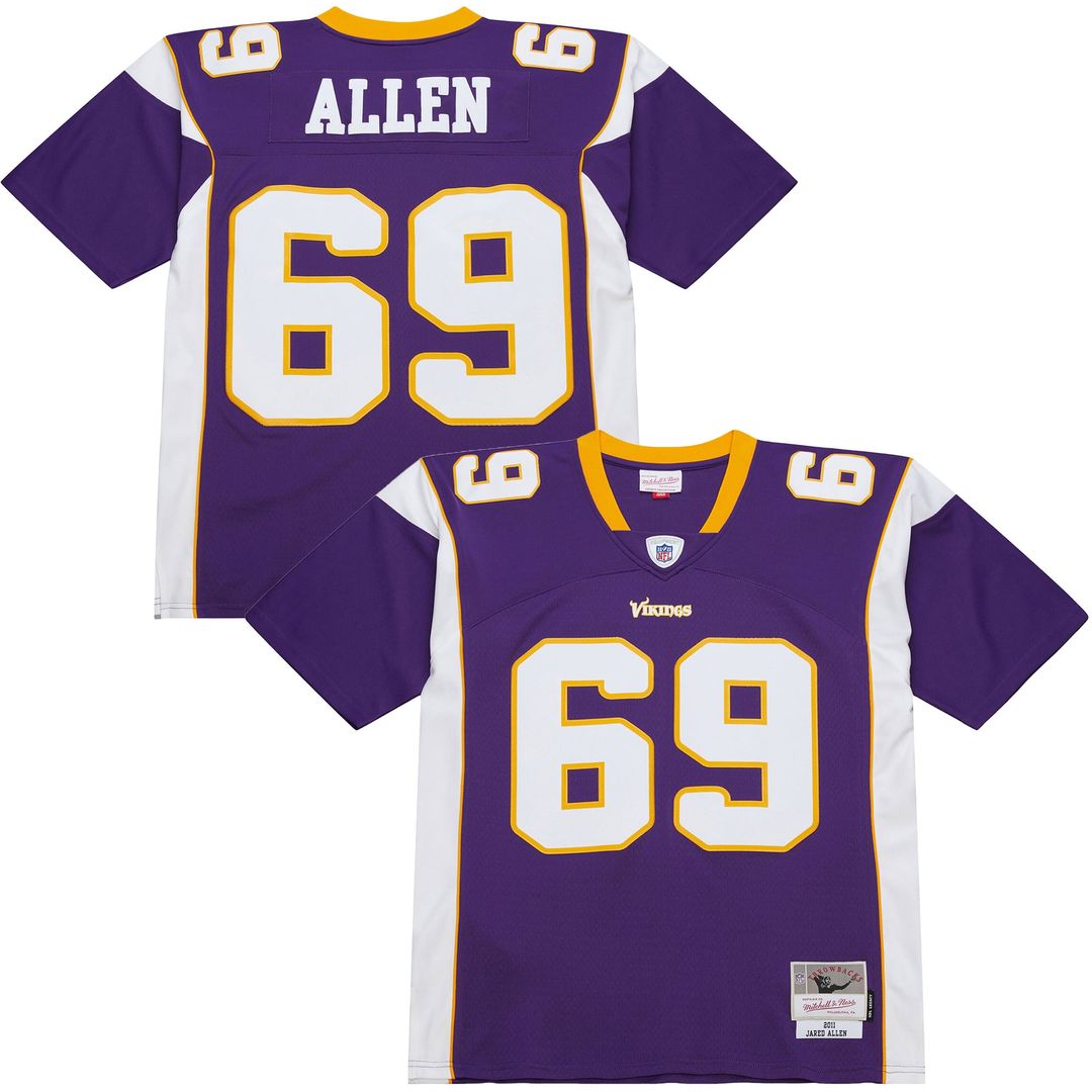 Jared Allen Minnesota Vikings Purple 2011 Legacy Replica Jersey