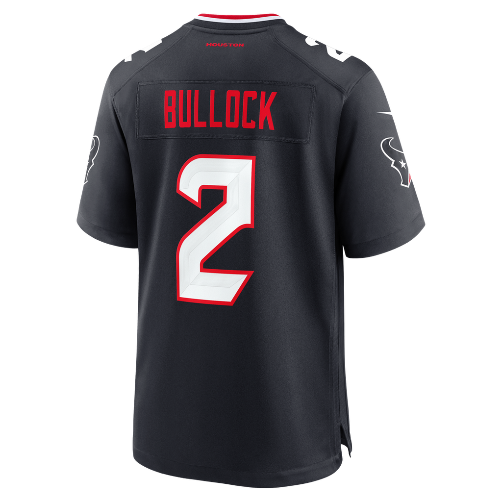 Calen Bullock Houston Texans Navy Team Game Jersey