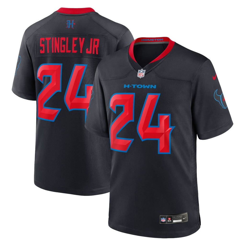 Derek Stingley Jr. Houston Texans Navy 2nd Alternate Game Jersey