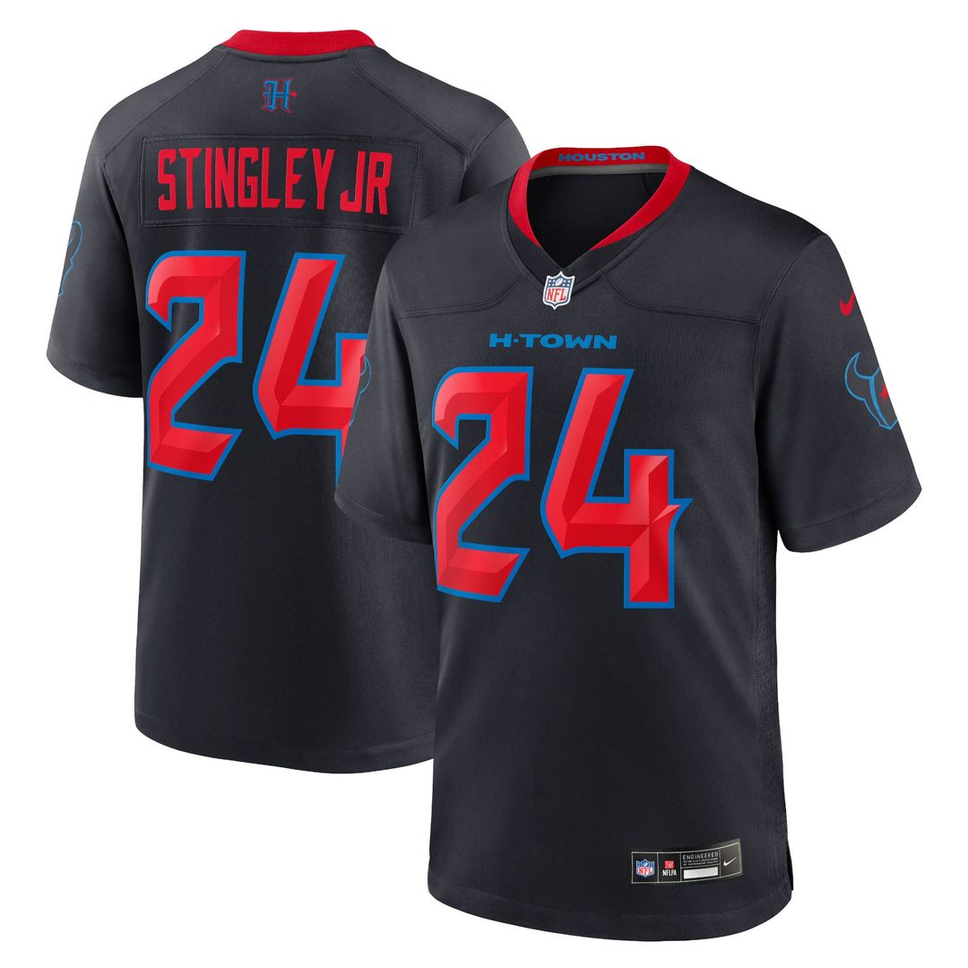 Derek Stingley Jr. Houston Texans Navy 2nd Alternate Game Jersey