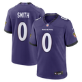 Roquan Smith Baltimore Ravens Purple Team Game Jersey
