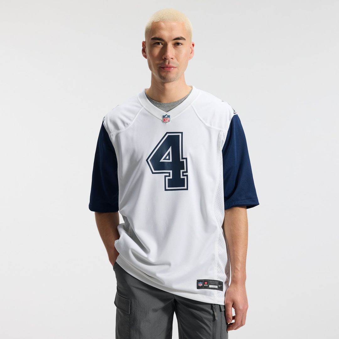 Dak Prescott Dallas Cowboys White Alternate Game Team Jersey