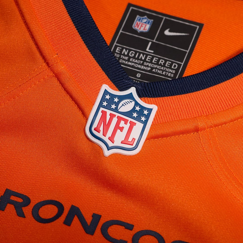 Devon Key Denver Broncos Orange Team Game Jersey