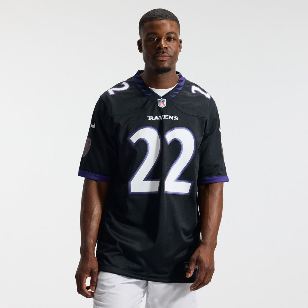 Derrick Henry Baltimore Ravens Black Alternate Game Jersey