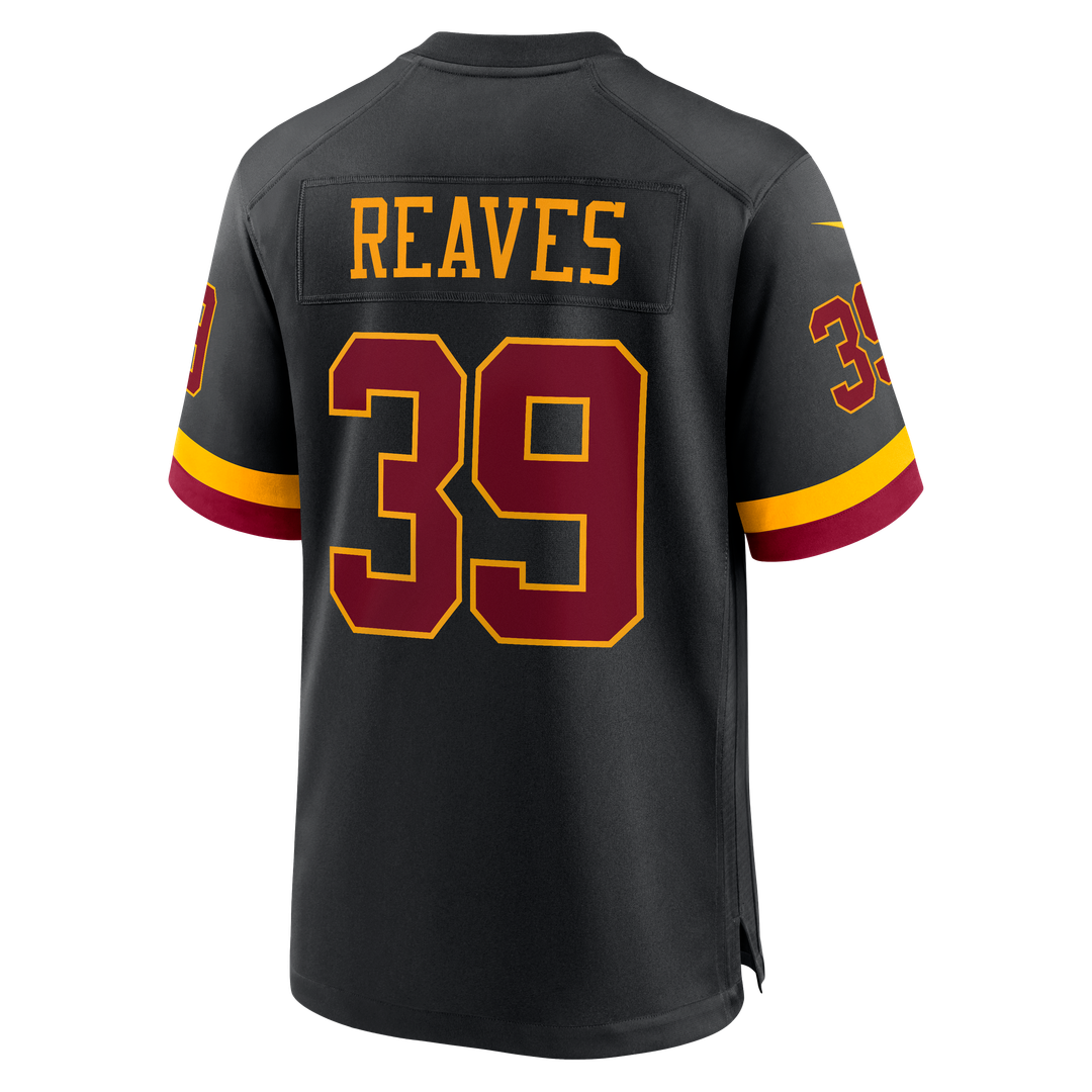 Jeremy Reaves Washington Commanders Black Hail Raiser Alternate Game Jersey