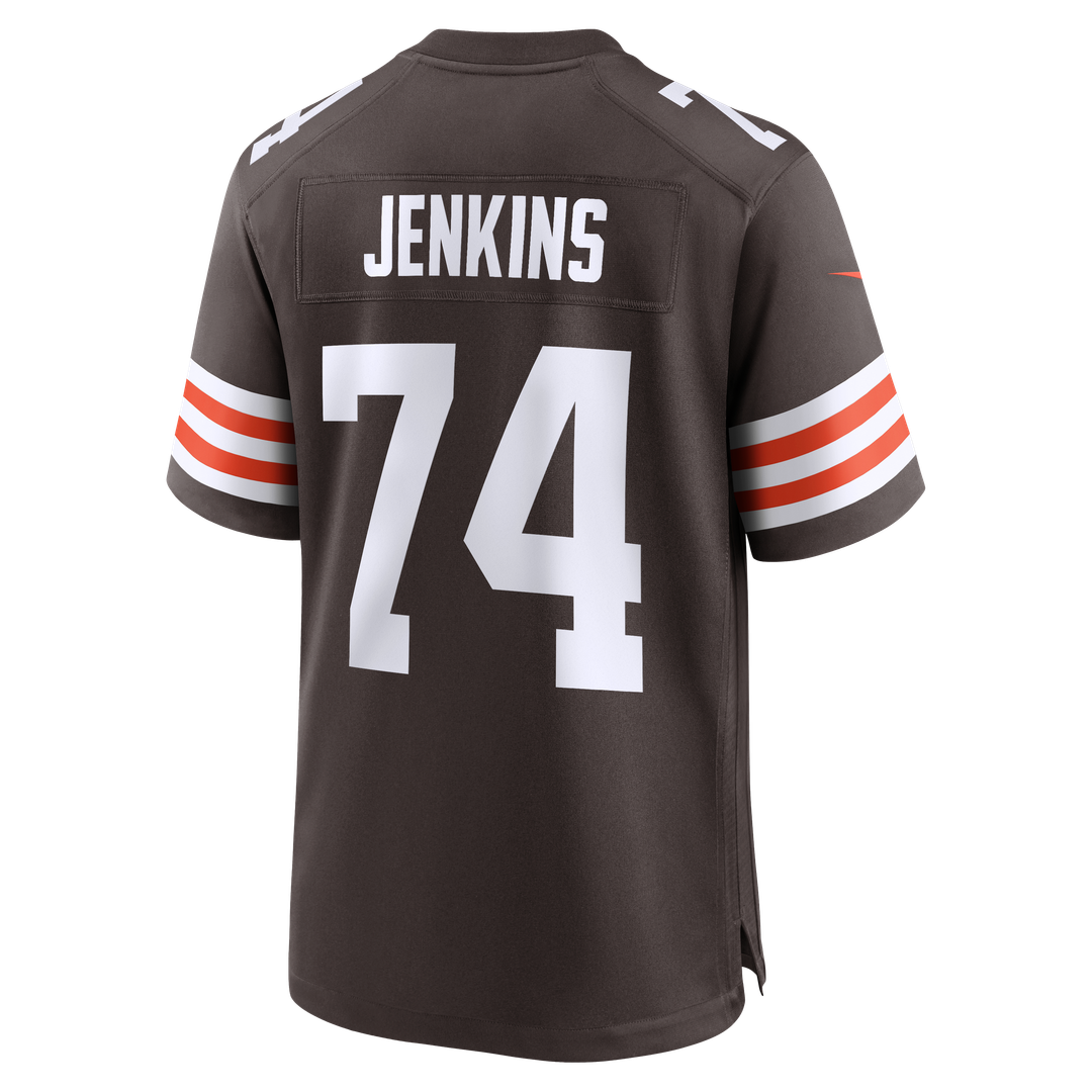 Elgton Jenkins Cleveland Browns Brown Team Game Jersey
