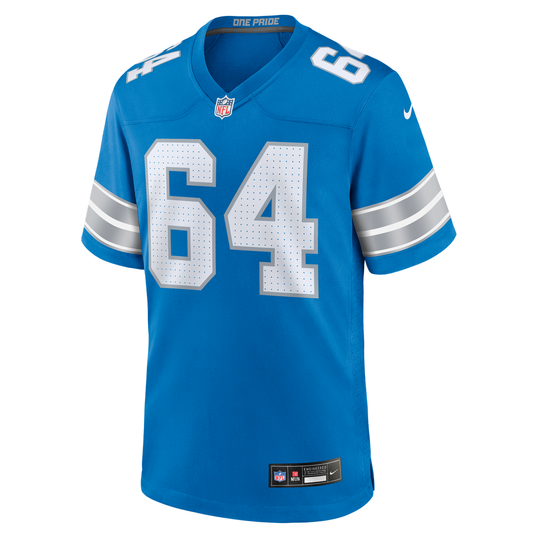 Cade Mays Detroit Lions Blue Team Game Jersey