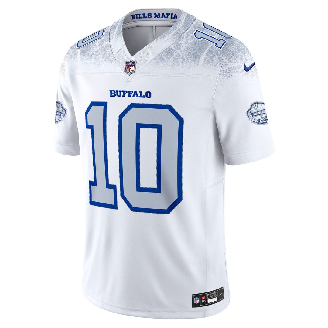 Khalil Shakir Buffalo Bills White Rivalries Collection Stitched Limited Jersey