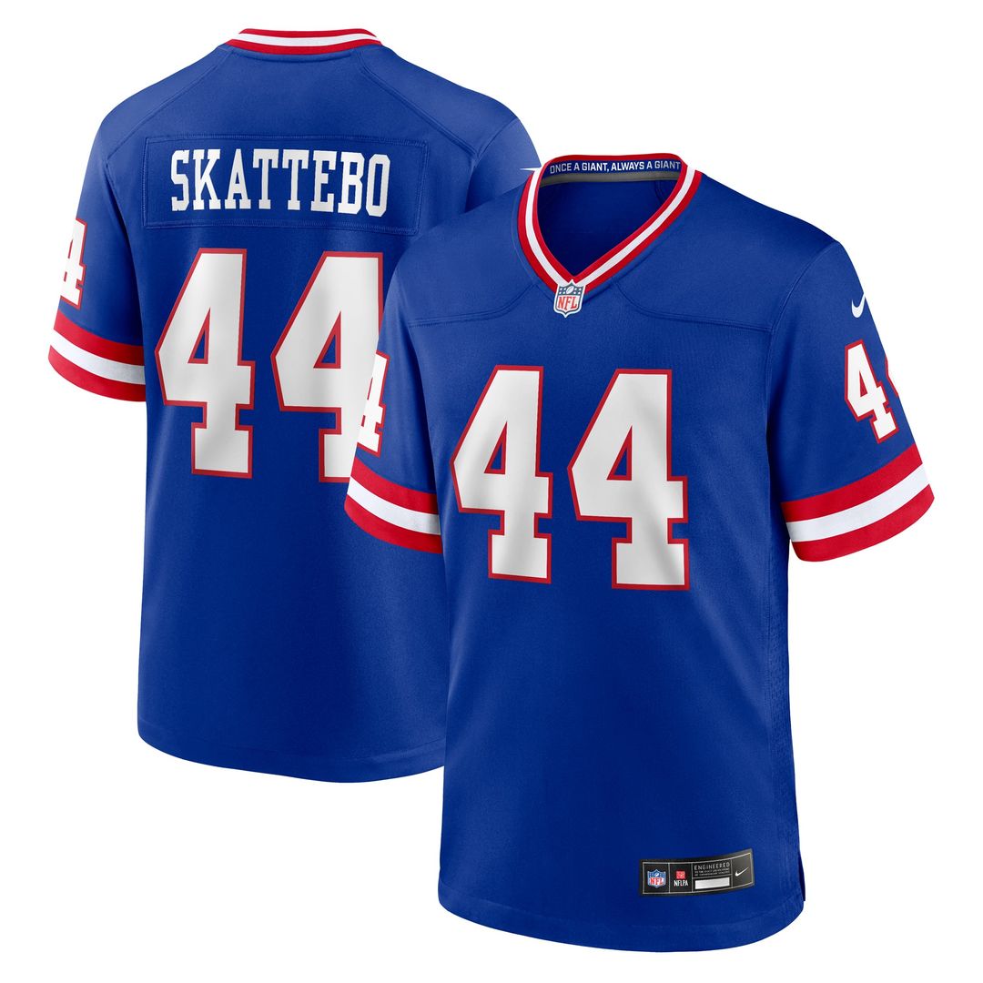 Cam Skattebo New York Giants Royal Alternate 2 Legacy Game Jersey