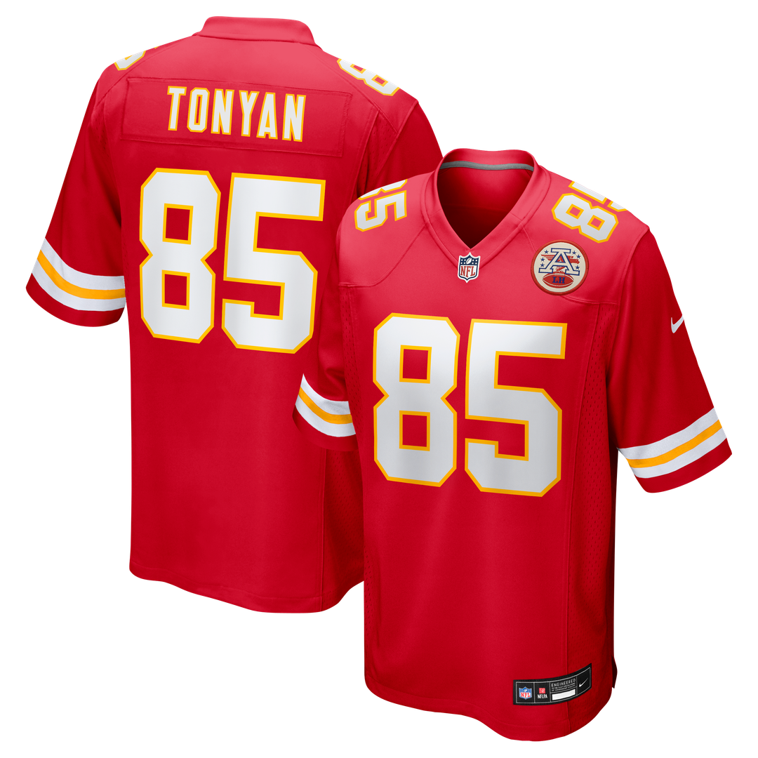 Robert Tonyan Kansas City Chiefs Red Team Game Jersey