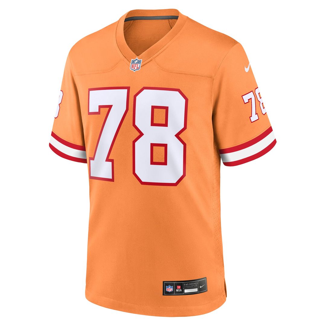 Tristan Wirfs Tampa Bay Buccaneers Orange Alternate Game Jersey
