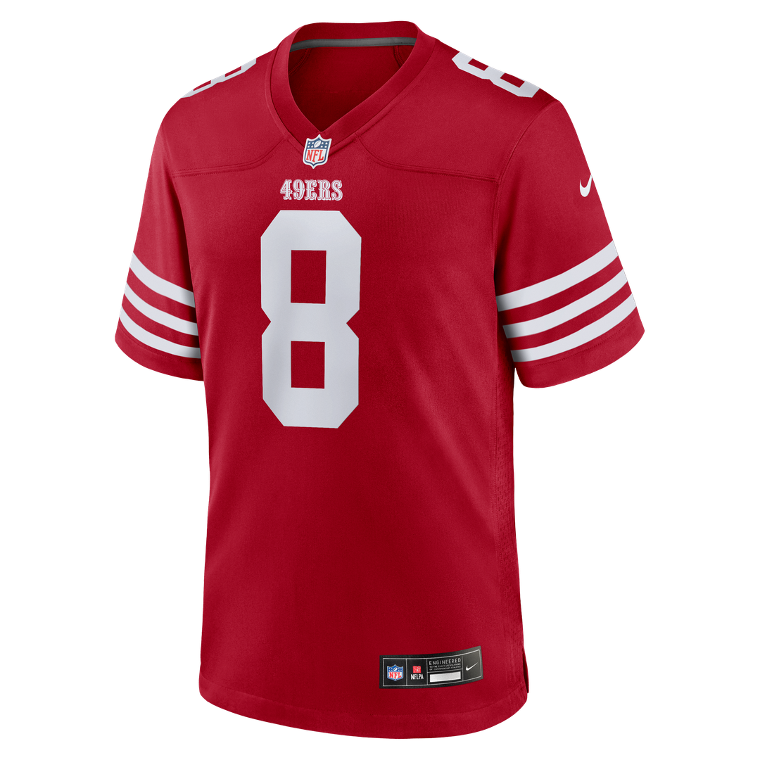 Steve Young San Francisco 49ers Scarlet Retired Player Game Jersey