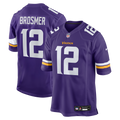 Max Brosmer Minnesota Vikings Purple Team Game Jersey