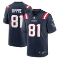 CJ Dippre New England Patriots Navy Team Game Jersey