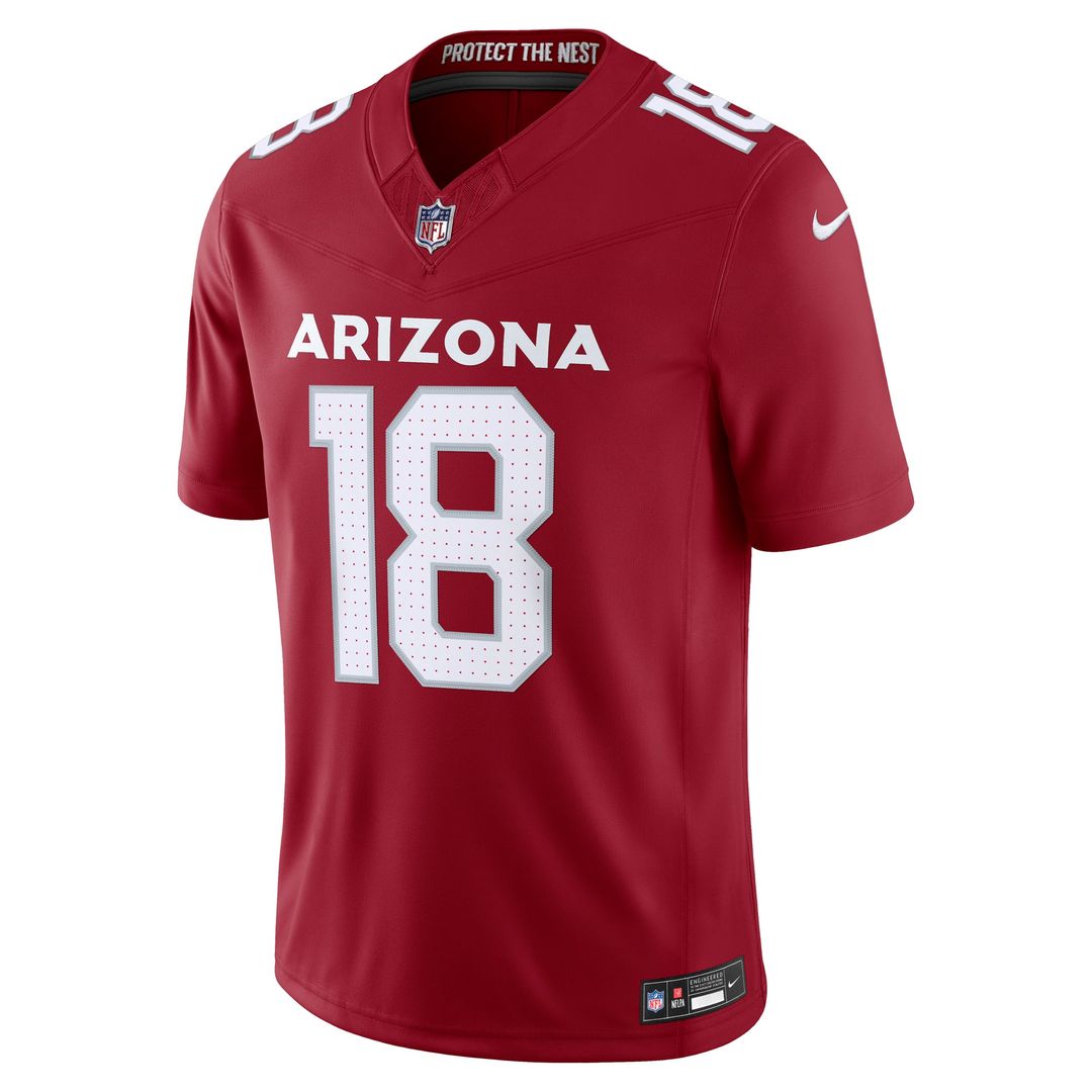 Marvin Harrison Jr. Arizona Cardinals Cardinal Team Vapor F.U.S.E. Stitched Limited Jersey