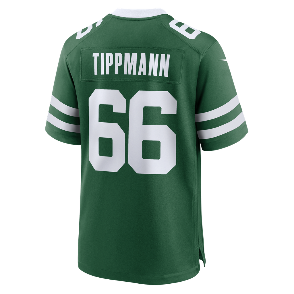 Joe Tippmann New York Jets Legacy Green Team Game Jersey