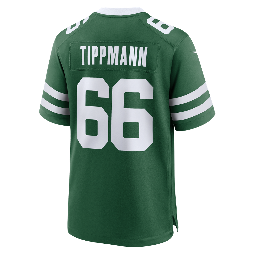 Joe Tippmann New York Jets Legacy Green Team Game Jersey
