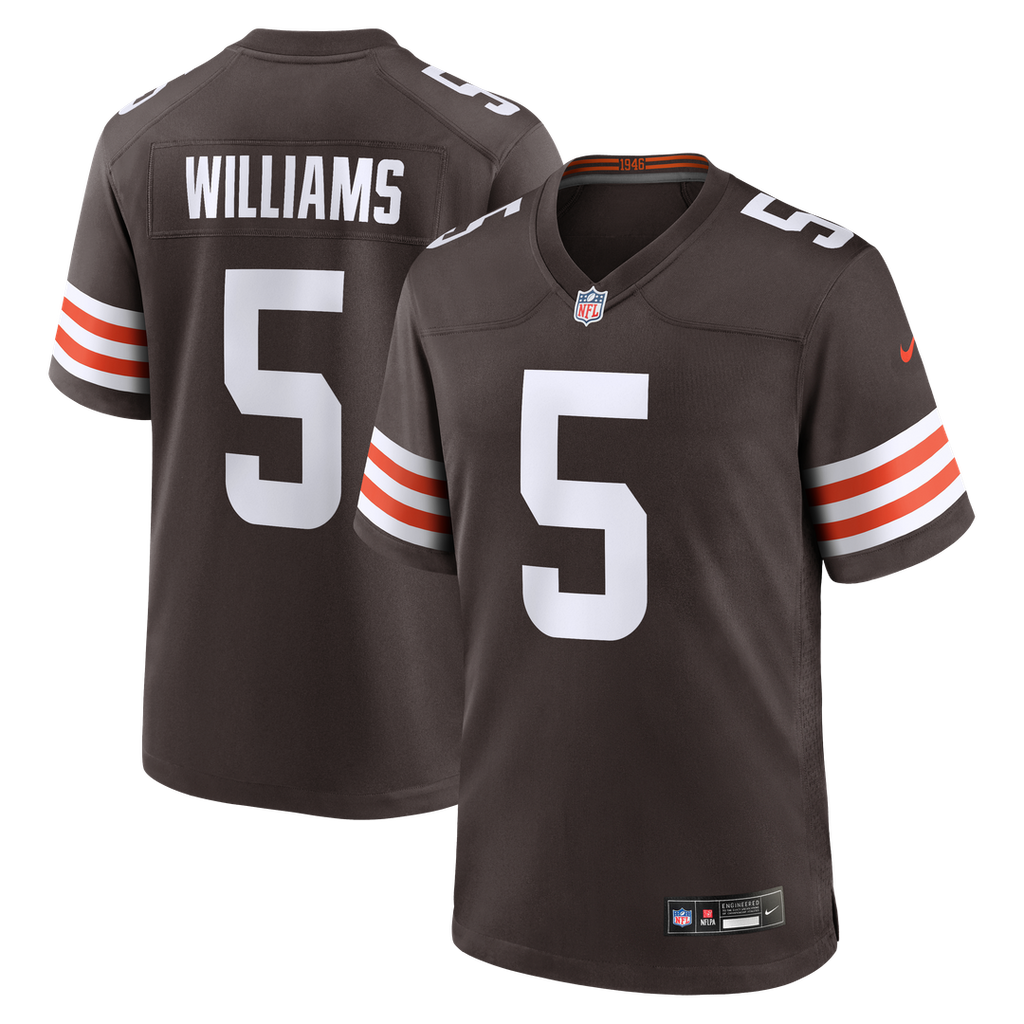 Quincy Williams Cleveland Browns Brown Team Game Jersey