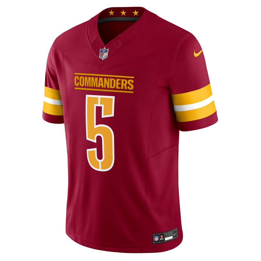 Washington Commanders Jayden Daniels White Vapor F.U.S.E. Limited Super Bowl Era Jersey
