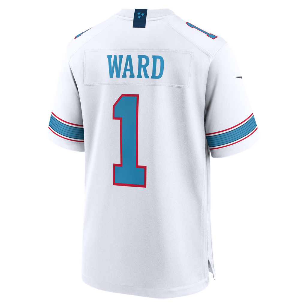 Cameron Ward Tennessee Titans Light Blue Game Jersey