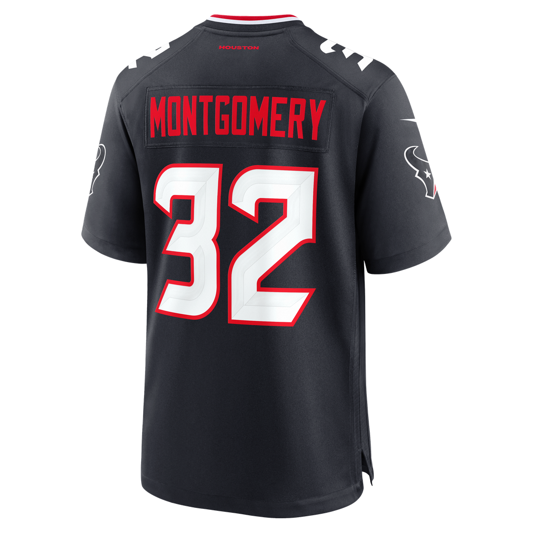 David Montgomery Houston Texans Navy Game Jersey