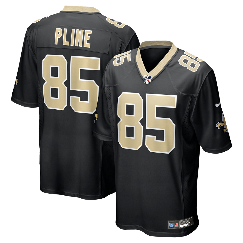 Mason Pline New Orleans Saints Black Team Game Jersey